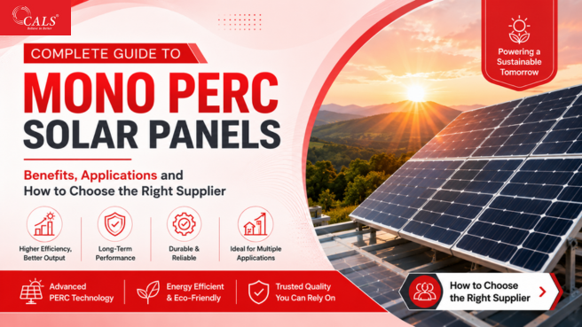 Mono PERC solar panels in India for commercial and industrial solar projects