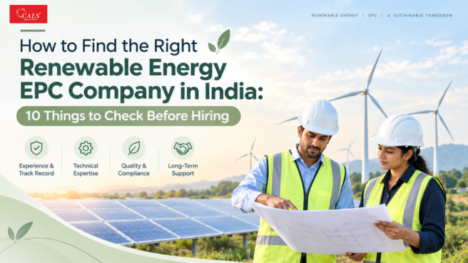 Renewable energy EPC company in India for solar and wind projects